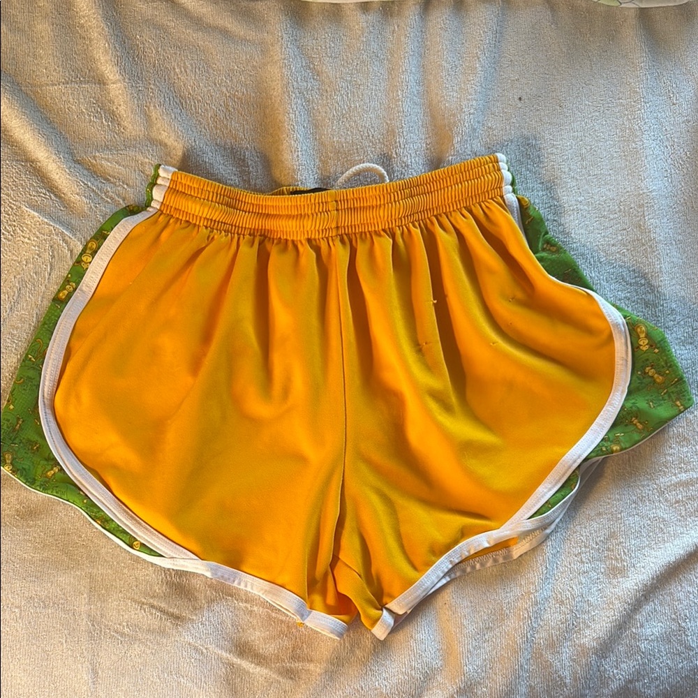 Women’s athletic shorts with monkeys